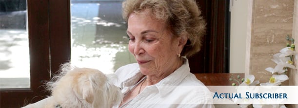 Life Alert actual subscriber — real member protected by Life Alert emergency response