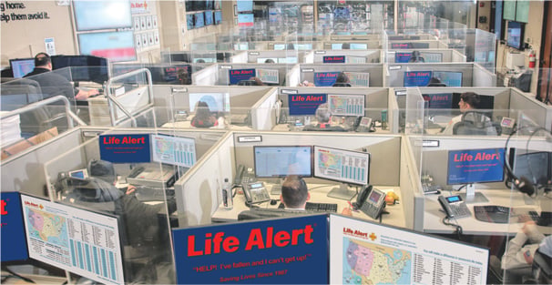 Life Alert company-owned U.S. emergency dispatch center, operating 24/7 since 1987