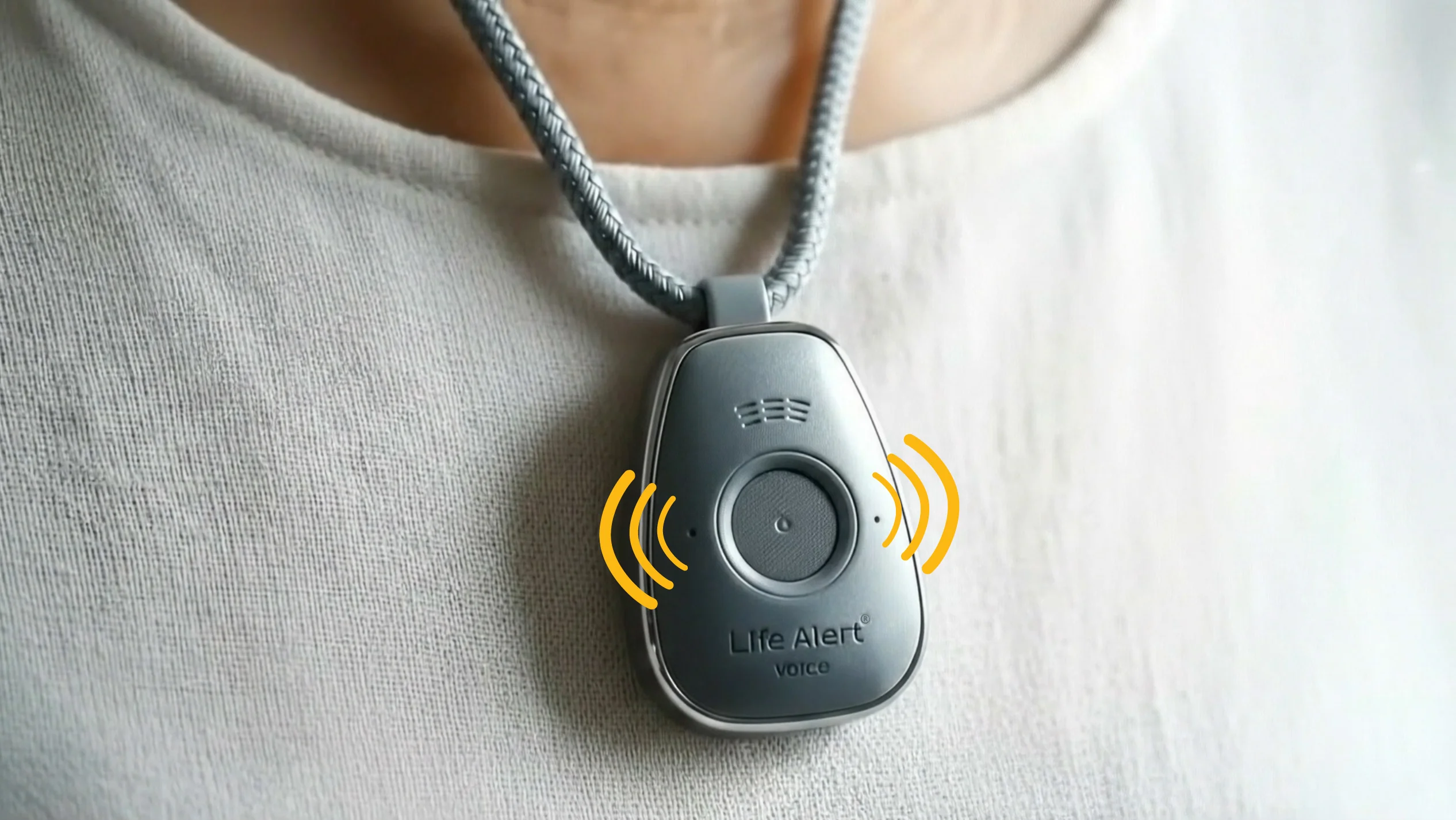 Life Alert Micro Voice Pendant necklace medical alert device