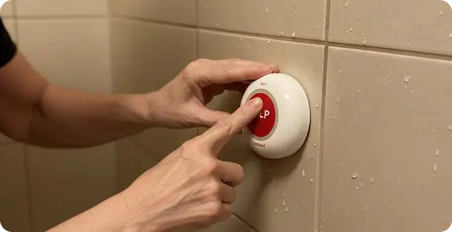 Step 2: Press the Button in an Emergency