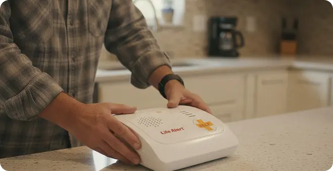Place the main unit anywhere around the house.