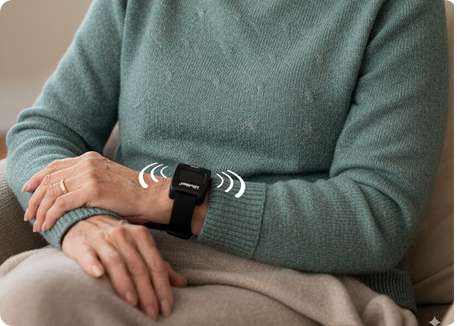 Life Alert Wristband Button